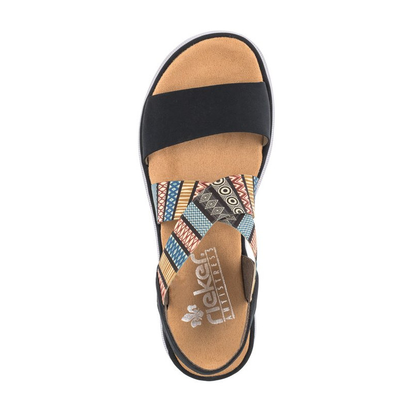 Rieker Granatowe V44G8-14 Blue Combination (RI2-b) sandalai