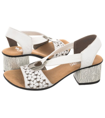 Rieker Białe 64677-80 White...