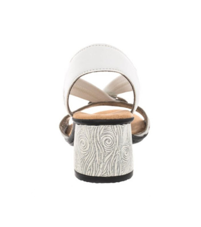 Rieker Białe 64677-80 White (RI12-a) bateliai