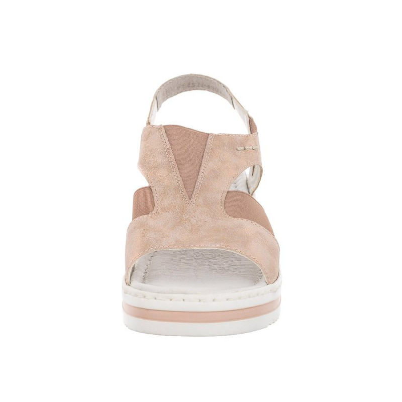 Rieker Różowe V02Y5-31 Rosa (RI1-b) sandalai