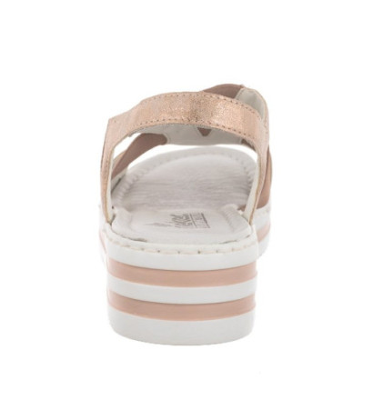 Rieker Różowe V02Y5-31 Rosa (RI1-b) sandalai
