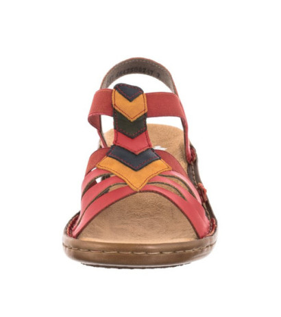 Rieker Czerwone 60804-33 Red Combination (RI24-a) sandalai