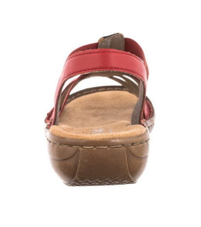Rieker Czerwone 60804-33 Red Combination (RI24-a) sandalai