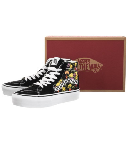 Vans SK8-HI Platform Poppy Checkerboard Black VN0A5KY2BML1 (VA369-a) sportiniai bateliai