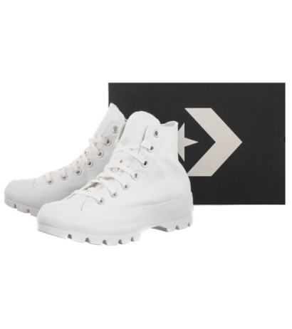 Converse CT All Star Lugged Hi White/Black/White 565902C (CO571-a) bateliai