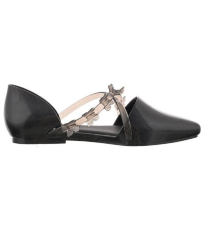 Melissa Pointy Stripe Fly AD 33638/AB955 Black (ML259-a) sandalai