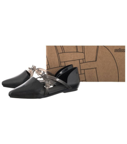 Melissa Pointy Stripe Fly AD 33638/AB955 Black (ML259-a) sandalai