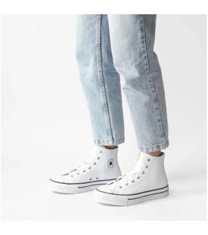 Converse CTAS Eva Lift Hi White/Natural Ivory/Black A02486C (CO573-a) bateliai