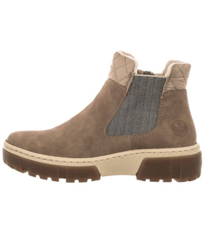 Rieker Beżowe X8674-64 Beige (RI34-a) batai
