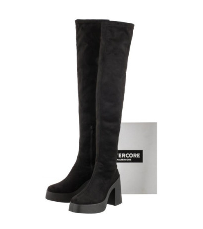 Altercore Daphne Faux Suede Black (AL124-a) bateliai