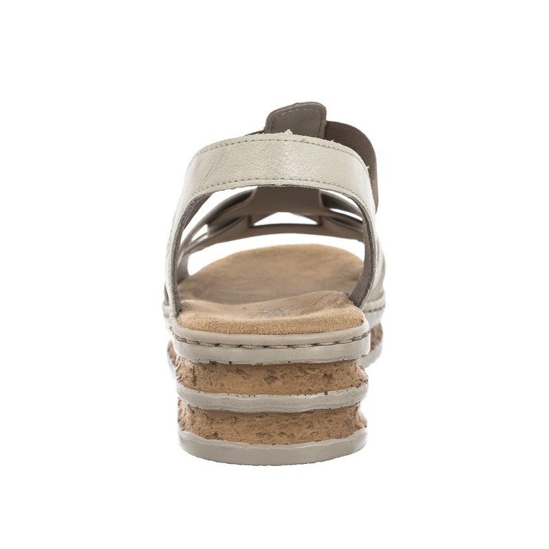 Rieker Beżowe 62918-22 Beige Combination (RI30-b)
