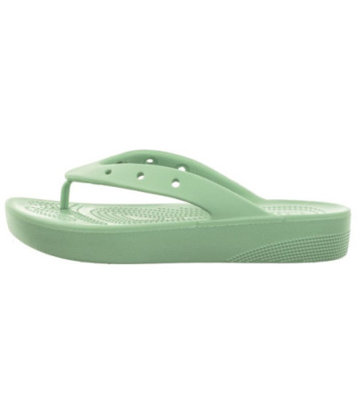 Crocs Classic Platform Flip W Jade Stone 207714-3UG (CR238-d) šlepetės