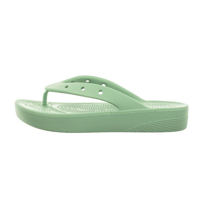Crocs Classic Platform Flip W Jade Stone 207714-3UG (CR238-d) šlepetės
