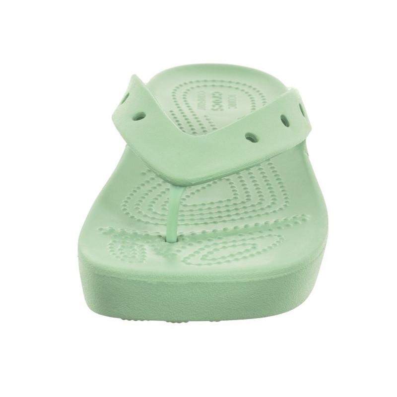 Crocs Classic Platform Flip W Jade Stone 207714-3UG (CR238-d) šlepetės