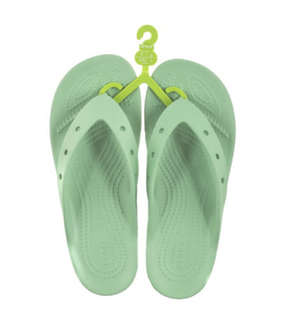 Crocs Classic Platform Flip W Jade Stone 207714-3UG (CR238-d) šlepetės