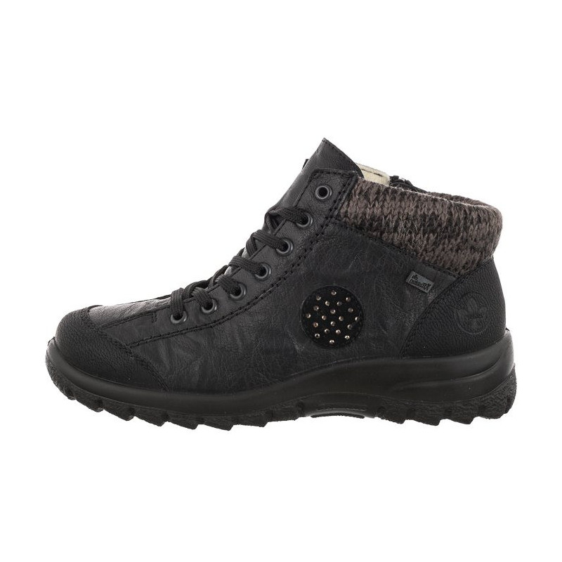 Rieker Czarne L7110-01 Black (RI37-a) batai