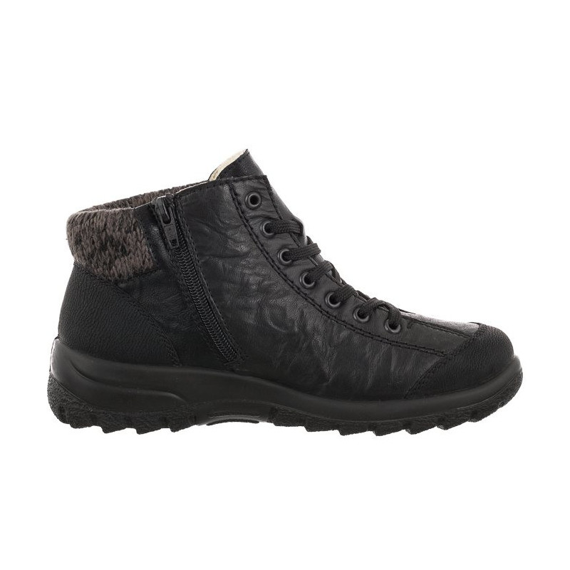 Rieker Czarne L7110-01 Black (RI37-a) batai