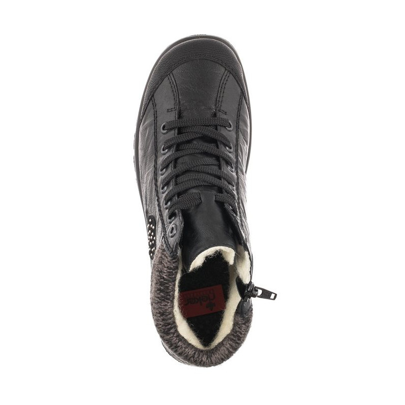 Rieker Czarne L7110-01 Black (RI37-a) batai