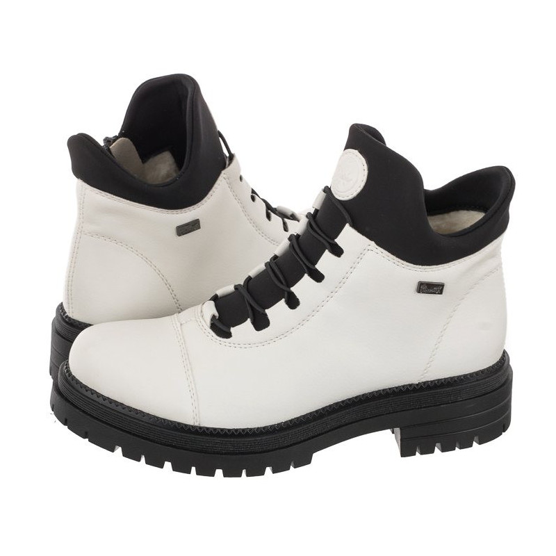 Rieker Białe Y3163-80 White (RI39-a) batai