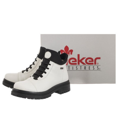 Rieker Białe Y3163-80 White (RI39-a) batai