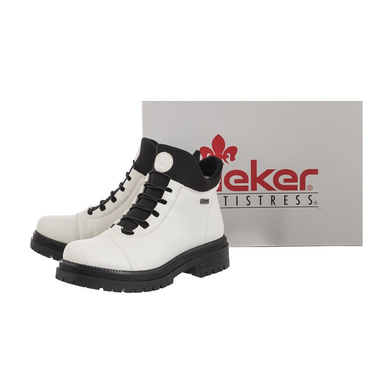 Rieker Białe Y3163-80 White (RI39-a) batai