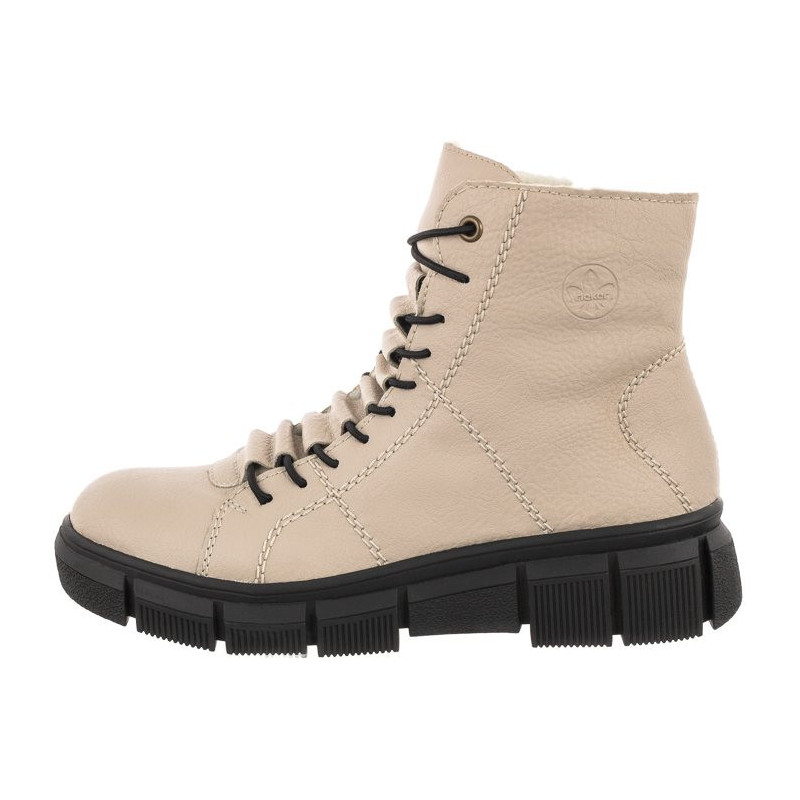 Rieker Beżowe X3428-60 Beige (RI41-a) batai