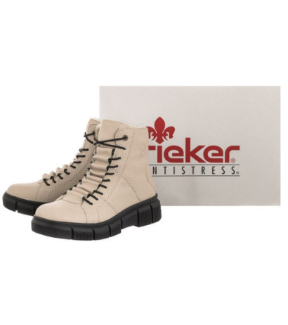 Rieker Beżowe X3428-60 Beige (RI41-a) batai
