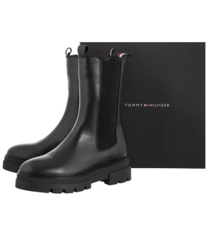 Tommy Hilfiger Monochromatic Chelsea Boot FW0FW06730 Black (TH537-a) 