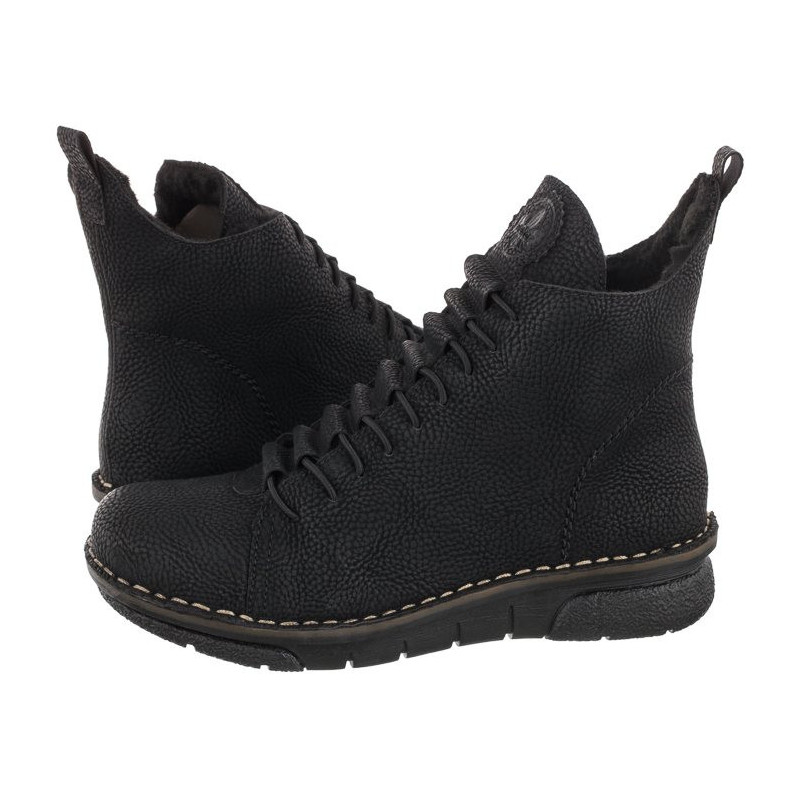 Rieker Czarne 73333-00 Black (RI53-a) batai
