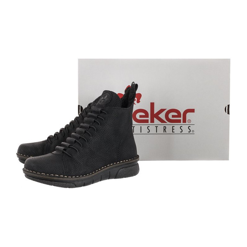 Rieker Czarne 73333-00 Black (RI53-a) batai