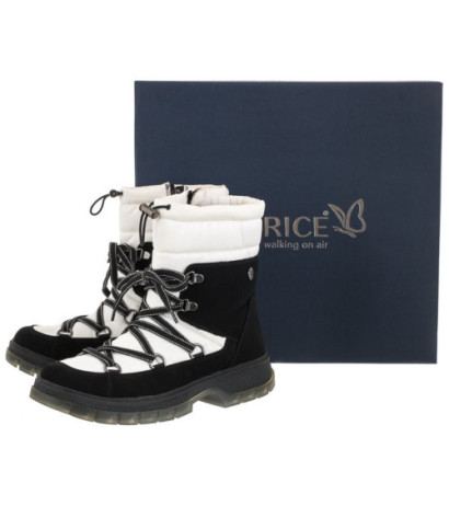 Caprice Czarne/Białe 9-26230-29 061 Black/White (CP340-b) batai