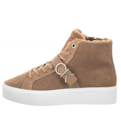 Calvin Klein Flatform Cup High Top CK Hw-S Wl HW0HW01334 GEZ Safari Canvas (CK170-a) batai