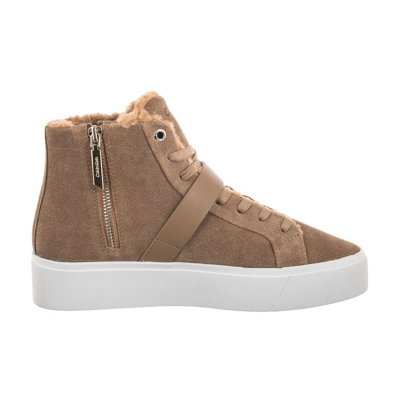 Calvin Klein Flatform Cup High Top CK Hw-S Wl HW0HW01334 GEZ Safari Canvas (CK170-a) batai
