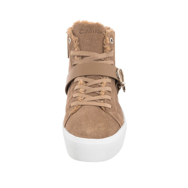 Calvin Klein Flatform Cup High Top CK Hw-S Wl HW0HW01334 GEZ Safari Canvas (CK170-a) batai