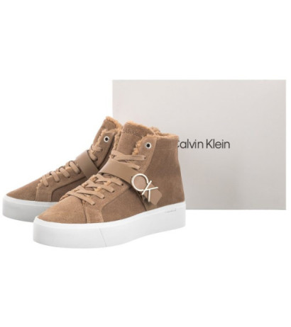 Calvin Klein Flatform Cup High Top CK Hw-S Wl HW0HW01334 GEZ Safari Canvas (CK170-a) batai
