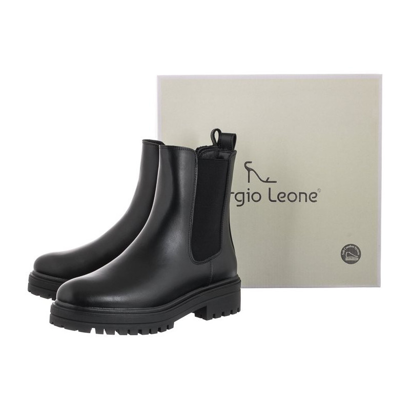 Sergio Leone Czarne TR 770 (SL462-a) batai