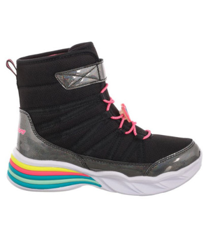 Skechers S Lights Black/Hot Pink 302661L/BKHP (SK132-a) batai