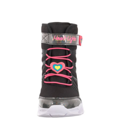 Skechers S Lights Black/Hot Pink 302661L/BKHP (SK132-a) batai