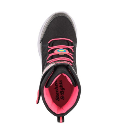 Skechers S Lights Black/Hot Pink 302661L/BKHP (SK132-a) batai