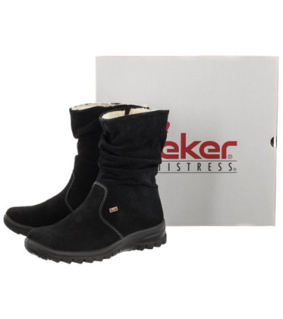 Rieker Czarne Z7171-01 (RI62-a) batai