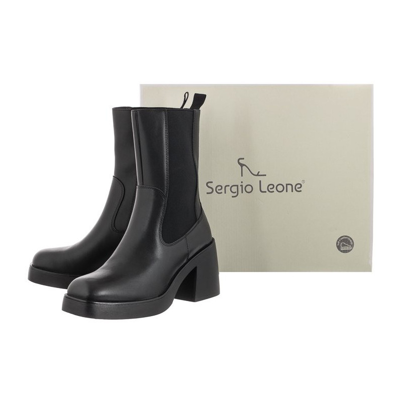 Sergio Leone Czarne KZ 211 (SL467-a) bateliai