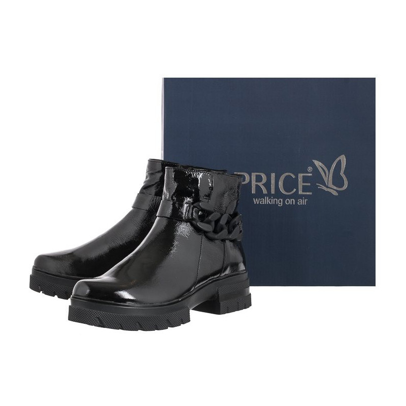 Caprice Czarne 9-25413-29 017 Black Naplak (CP343-a) bateliai