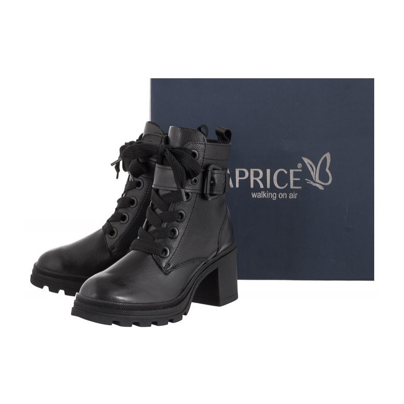 Caprice Czarne 9-25209-29 022 Black Nappa (CP345-a) batai