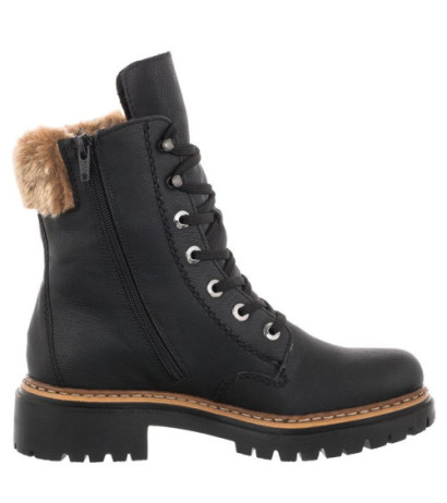 Rieker Czarne 72630-00 (RI68-a) batai