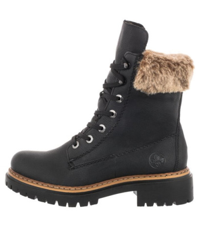 Rieker Czarne 72630-00 (RI68-a) batai
