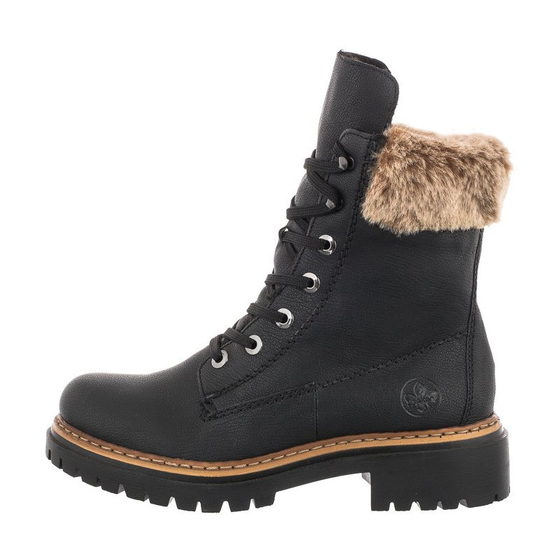 Rieker Czarne 72630-00 (RI68-a) batai