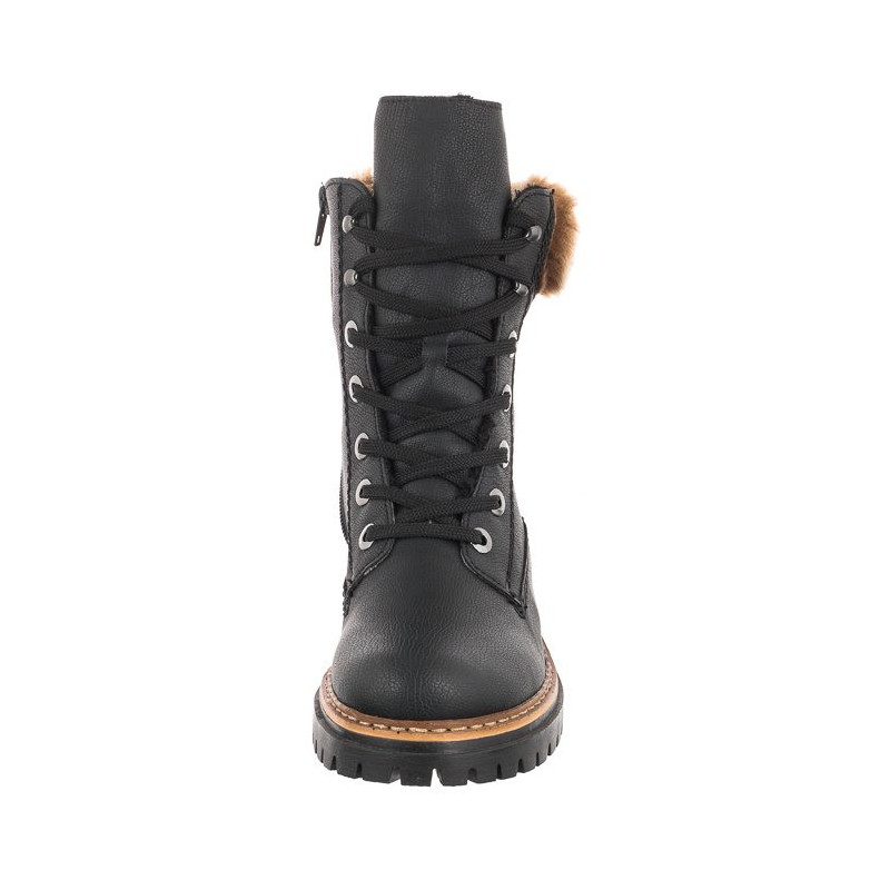 Rieker Czarne 72630-00 (RI68-a) batai