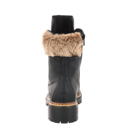 Rieker Czarne 72630-00 (RI68-a) batai