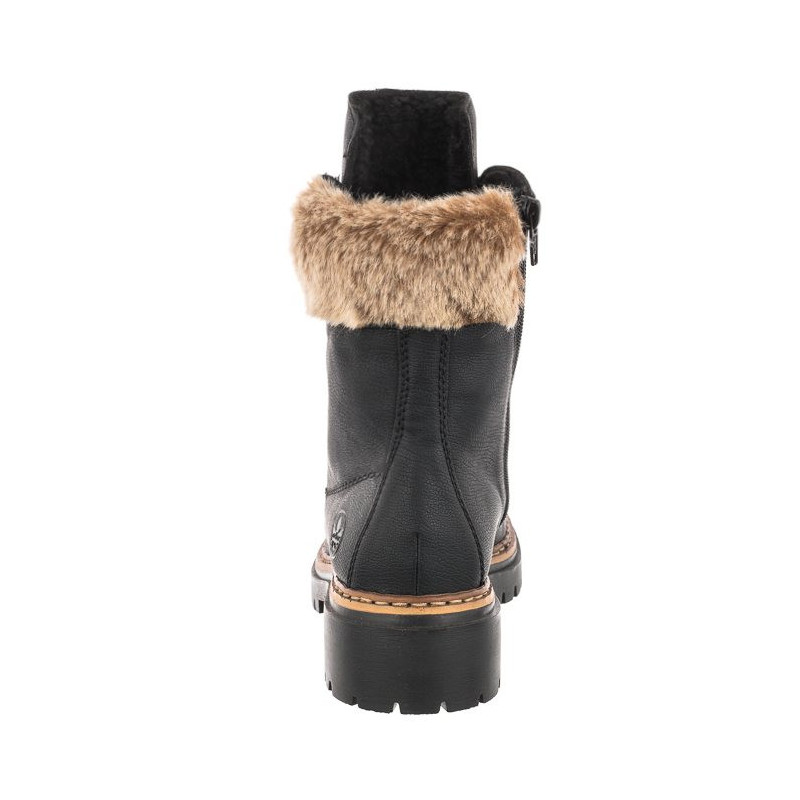 Rieker Czarne 72630-00 (RI68-a) batai