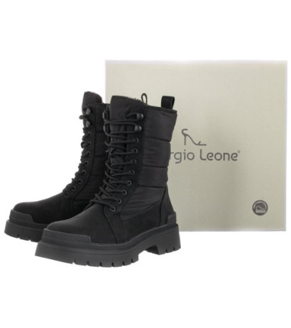 Sergio Leone Czarne SN 114 (SL470-a) batai